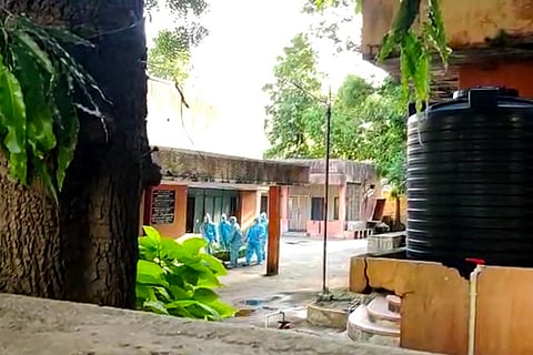 Residents of Hyd colony protest reopening of electric crematorium for COVID-19 bodies