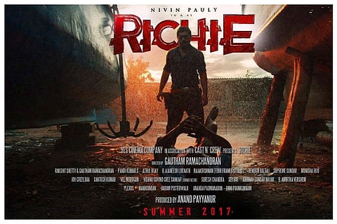 'Richie' poster out, Nivin Pauly's ‘first straight Tamil film’ sets up expectations