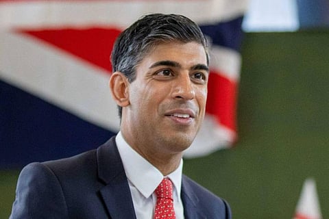 British Prime Minister Rishi Sunak