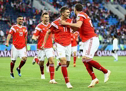 FIFA World Cup: Russia overwhelm Egypt 3-1 to lead group