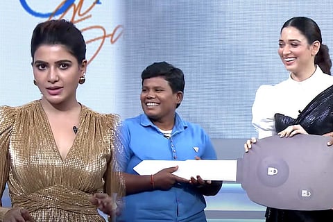 Samantha's talk show team gifts car to auto driver Kavitha