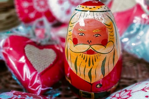 Santa is ready with his gifts