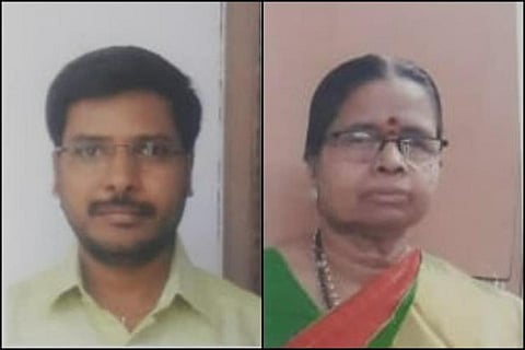 Santosh and Padma who died by suicide alleging harassment by TRS municipal chairman