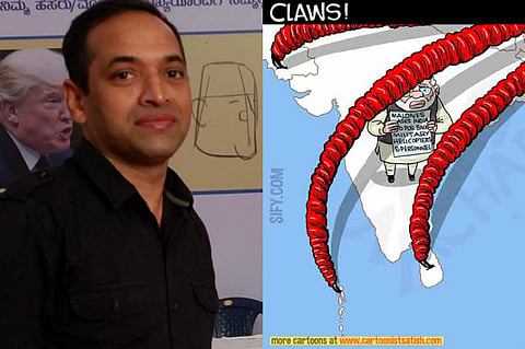 ‘Asked to bend, they choose to crawl!’: Cartoonist slams Mail Today for censorship