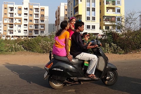 When a bike is the only option, do Bengaluru traffic laws ignore parents with young kids?