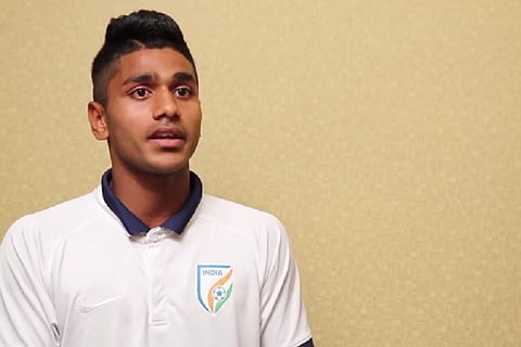 Exciting talent: This Kerala 17-year-old has made it to the Indian squad for U-17 FIFA WC