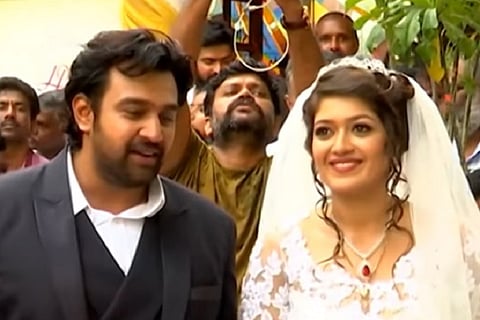 In pics: Kannada actors Meghana Raj and Chiranjeevi Sarja get married in Bengaluru