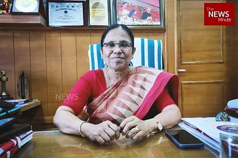 Kerala Health Minister KK Shailaja, who has been named 2020's top thinker by a UK magazine