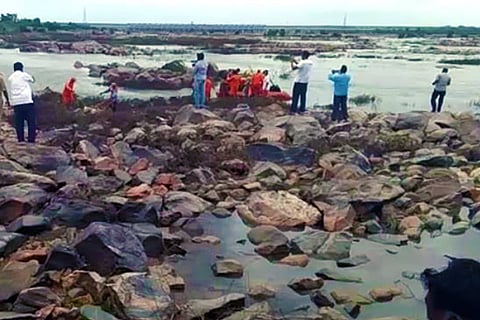 Stranded on an island for three days, these shepherds had to be rescued by the NDRF