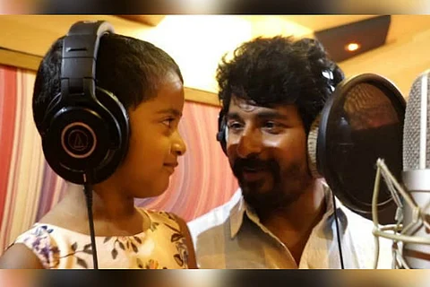 Sivakarthikeyan croons number with daughter Aaradhana for 'Kanaa’