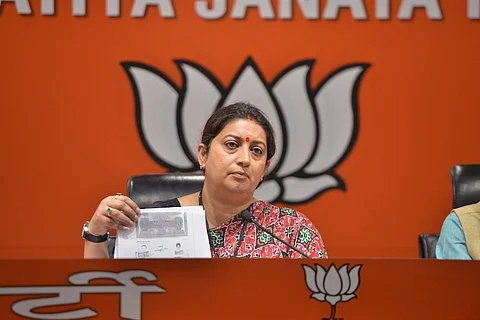 Cong moves EC over Smriti Irani’s ‘contradictory affidavits’ on her education