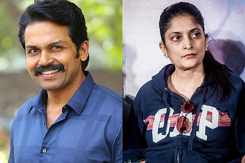 Karthi and Sudha Kongara