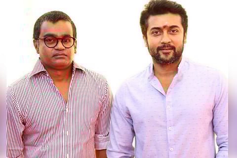 'Suriya 36' team recreates Ambasamudram town for shoot