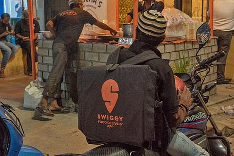 Swiggy delivery person
