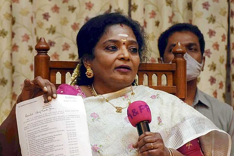 Telangana Governor Tamilisai Soundararajan