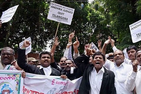 Hyderabad HC suspends two lower court judges following stir