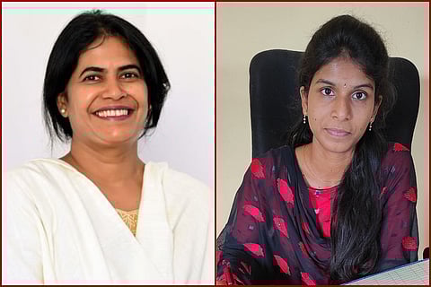 Ayesha Rubina and Akhila Yadav