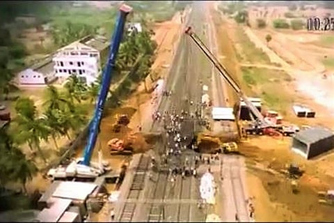 How to build a subway in record time? Watch this time-lapse video from the Railways