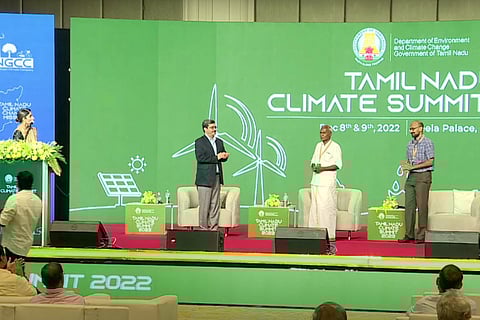 Speakers at the Tamil Nadu Climate Change Summit 2022