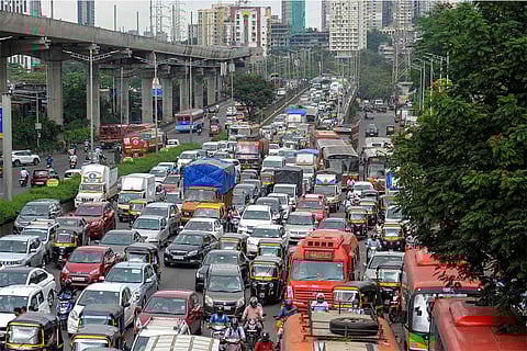 Traffic in Mumbai