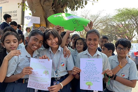 Hugs for trees: Bengaluru students celebrate Valentine’s Day with unique protest