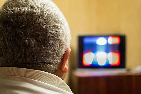 Rep image of elderly person watching television