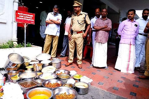 Officials seizing stale food