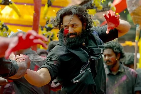 Actor Unni Mukundan in poster of Malikappuram