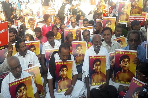 Hundreds pay homage to late son of LTTE chief Prabhakaran in Chennai