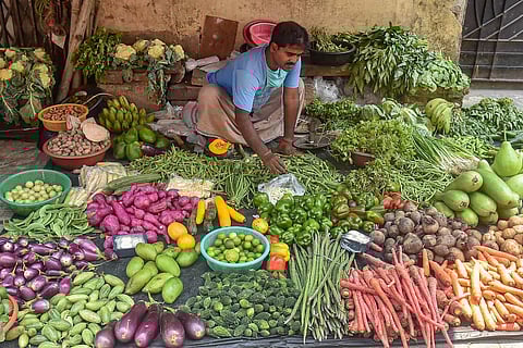 Vegetable seller