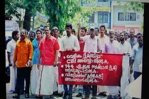1,850 days and counting: Locals in Kollam protest govt giving land to pvt parties