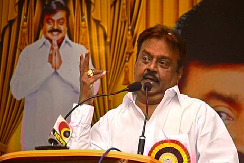 Rebellion quashed: Vijayakanth expels 10 leaders including longtime loyalist Chandrakumar
