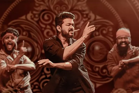 Vijay in the lyric video of Naa Ready song