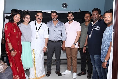 Shooting begins for Vikram-Akshara Haasan starrer, produced by Kamal Haasan