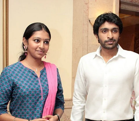 Kollywood actors Vikram and Lakshmi