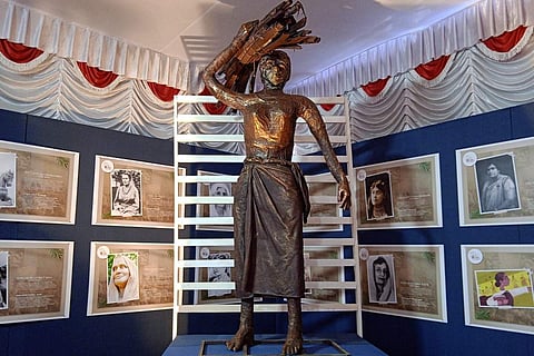 From the exhibition on women's struggles in Kerala