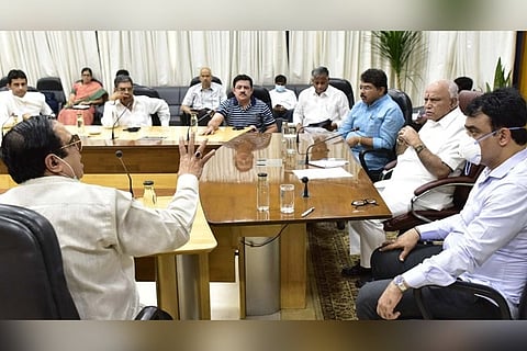 CM Yediyurappa meets Muslim legislators to discuss Tablighi Jamaat issue