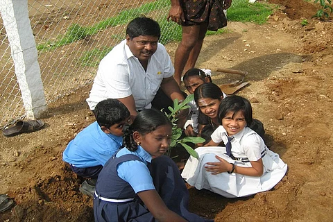 A Coimbatore bus conductor has planted 3 lakh trees using his own modest income