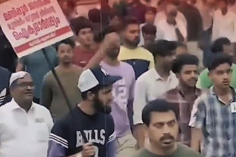 The Muslim Youth League rally at Kasaragod