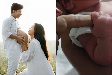Kerala trans couple whose pregnancy photos went viral give birth to healthy baby