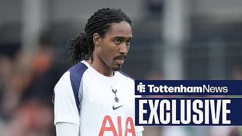 Djed Spence in action for Tottenham