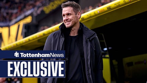 Sebastian Kehl in the dugout at Borussia Dortmund.