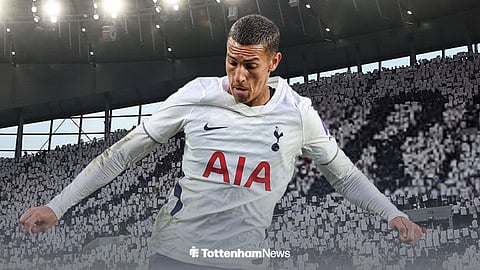 Tye Hall in action for Tottenham