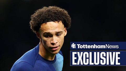 Malachi Hardy in Tottenham training