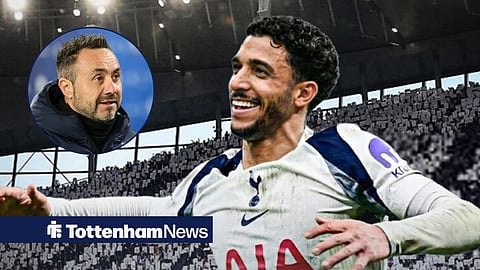 Omar Marmoush and Tottenham boss Roberto De Zerbi