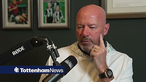 Alan Shearer speaking on The Rest is Football
