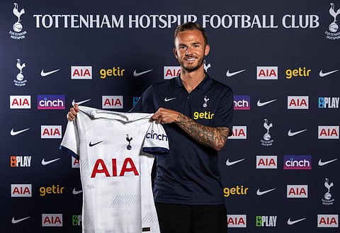 Summer signings like James Maddison have contributed to Spurs' financial