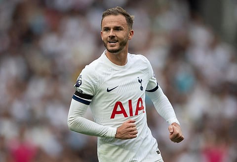 James Maddison has struggled in a Tottenham shirt as of late.