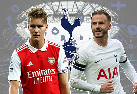 View: James Maddison and Martin Odegaard compared as Jenas makes prediction for Tottenham star