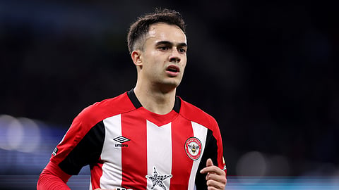 Sergio Reguilon is on loan at Brentford from Tottenham.